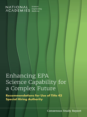 cover image of Enhancing EPA Science Capability for a Complex Future